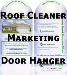 Roof Cleaning Marketing - Roof Cleaning Business Door Hanger