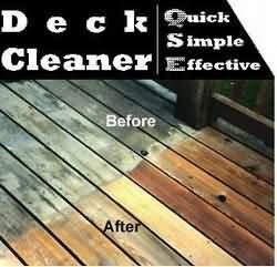 Deck Cleaning: Deck Cleaner QSE