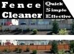 Fence Cleaning : Fence Cleaner QSE