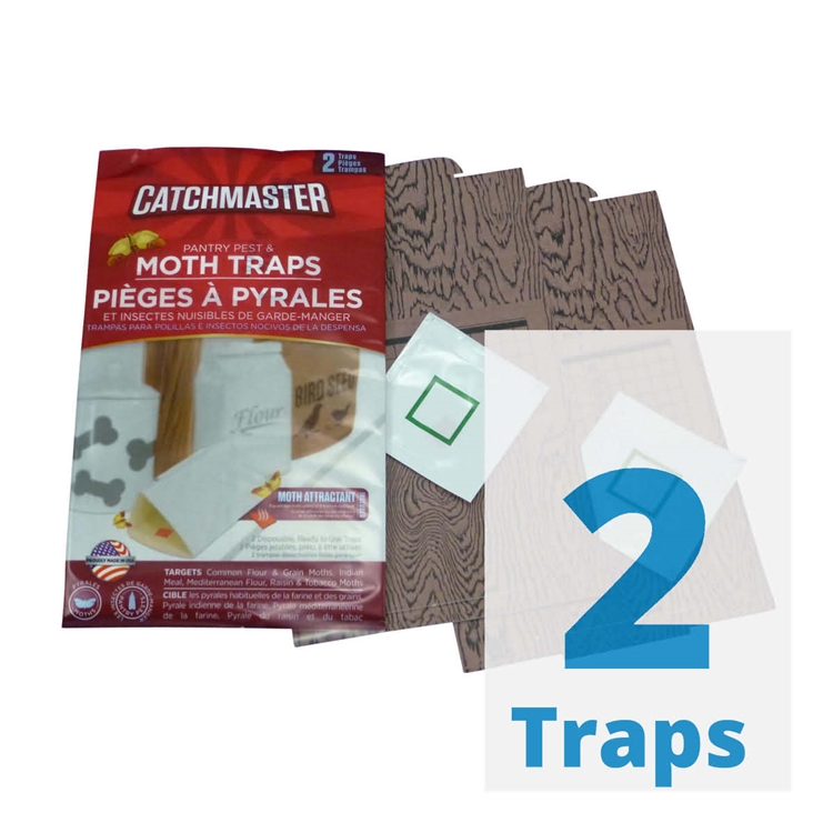 Birdseed Food & Pantry Moth Control Traps 6 Indian Meal Flour Tobacco 