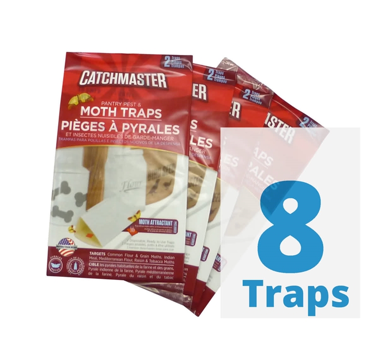 5x/pack Pantry Kitchen Food Moth Pheromone Attractant Moth Killer Moth Trap LLD 